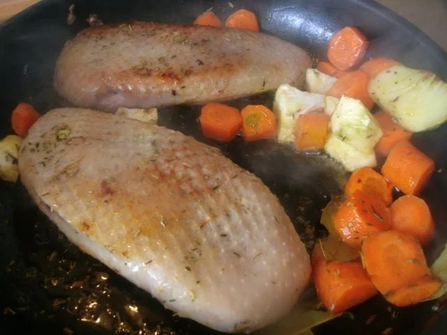 Rezept: Entenbrustfilet mit glasierten Möhren Bild Nr. 4 Entenbrustfilet mit glasierten Möhren - Rezept - Bild Nr. 4