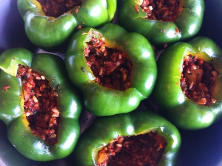 Gefüllte Paprika von Sevkoc nach türkischer Art - Rezept