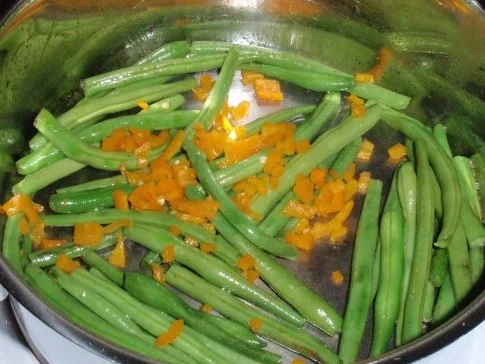 Putenstreifen-Bohnen-Reis-Pfanne - Rezept - Bild Nr. 3