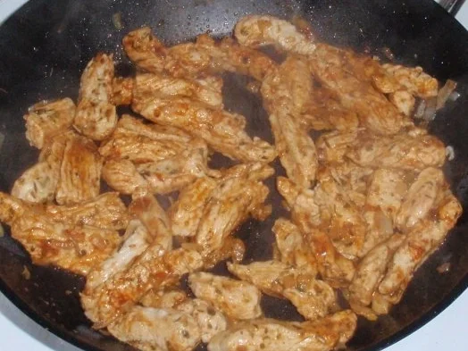 Putenstreifen-Bohnen-Reis-Pfanne - Rezept - Bild Nr. 6