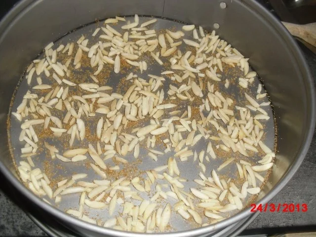 Apfelkuchen mit Mandelstiften, - Rezept - Bild Nr. 4