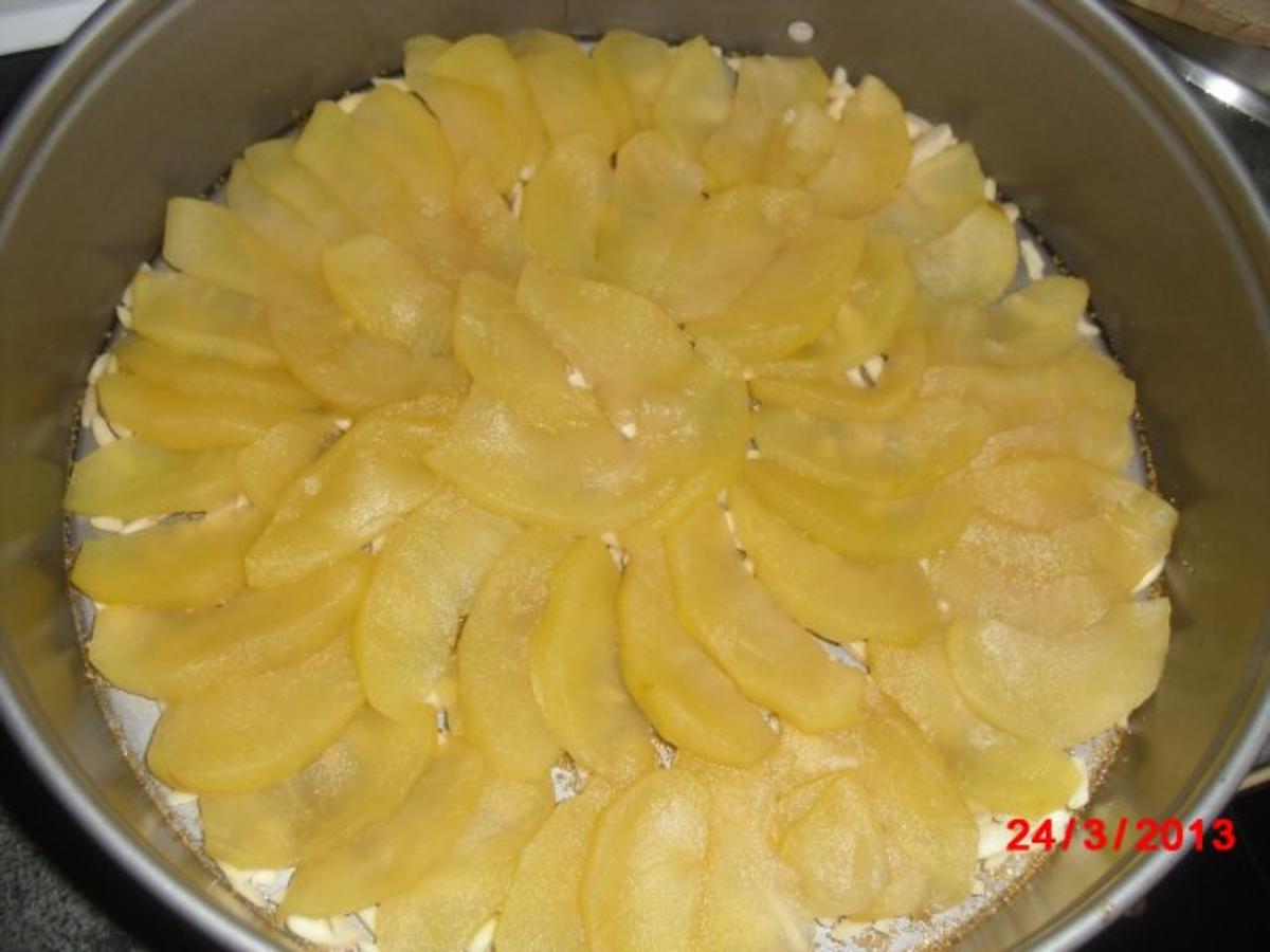 Apfelkuchen mit Mandelstiften, - Rezept - kochbar.de