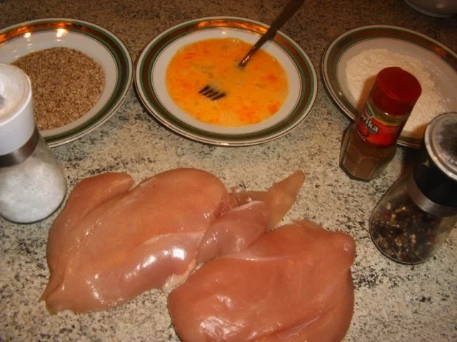Rezept: Hähnchenbrust im Sesammantel Bild Nr. 4 Hähnchenbrust im Sesammantel - Rezept - Bild Nr. 4