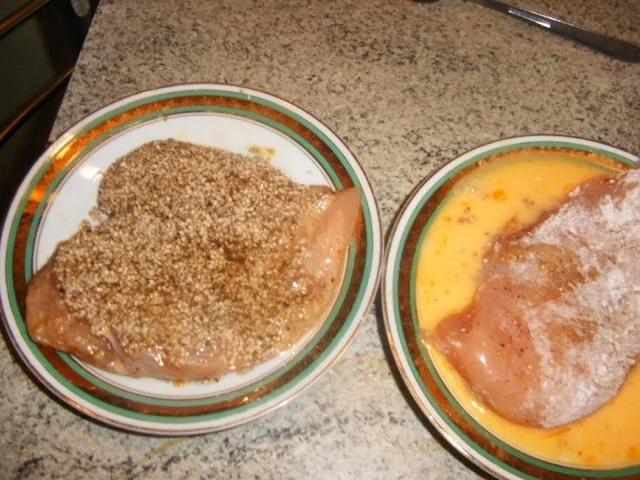 Rezept: Hähnchenbrust im Sesammantel Bild Nr. 5 Hähnchenbrust im Sesammantel - Rezept - Bild Nr. 5