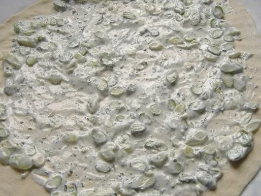 Rezept: Spargel - Flammkuchen Bild Nr. 6 Spargel - Flammkuchen - Rezept - Bild Nr. 6