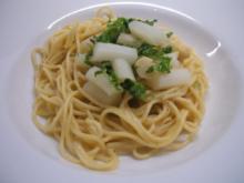 Pasta: Spaghetti Olanda con Asparagi - Rezept