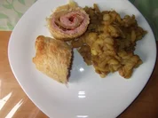 Gerollter Leberkäse Dieter´s Art - Rezept