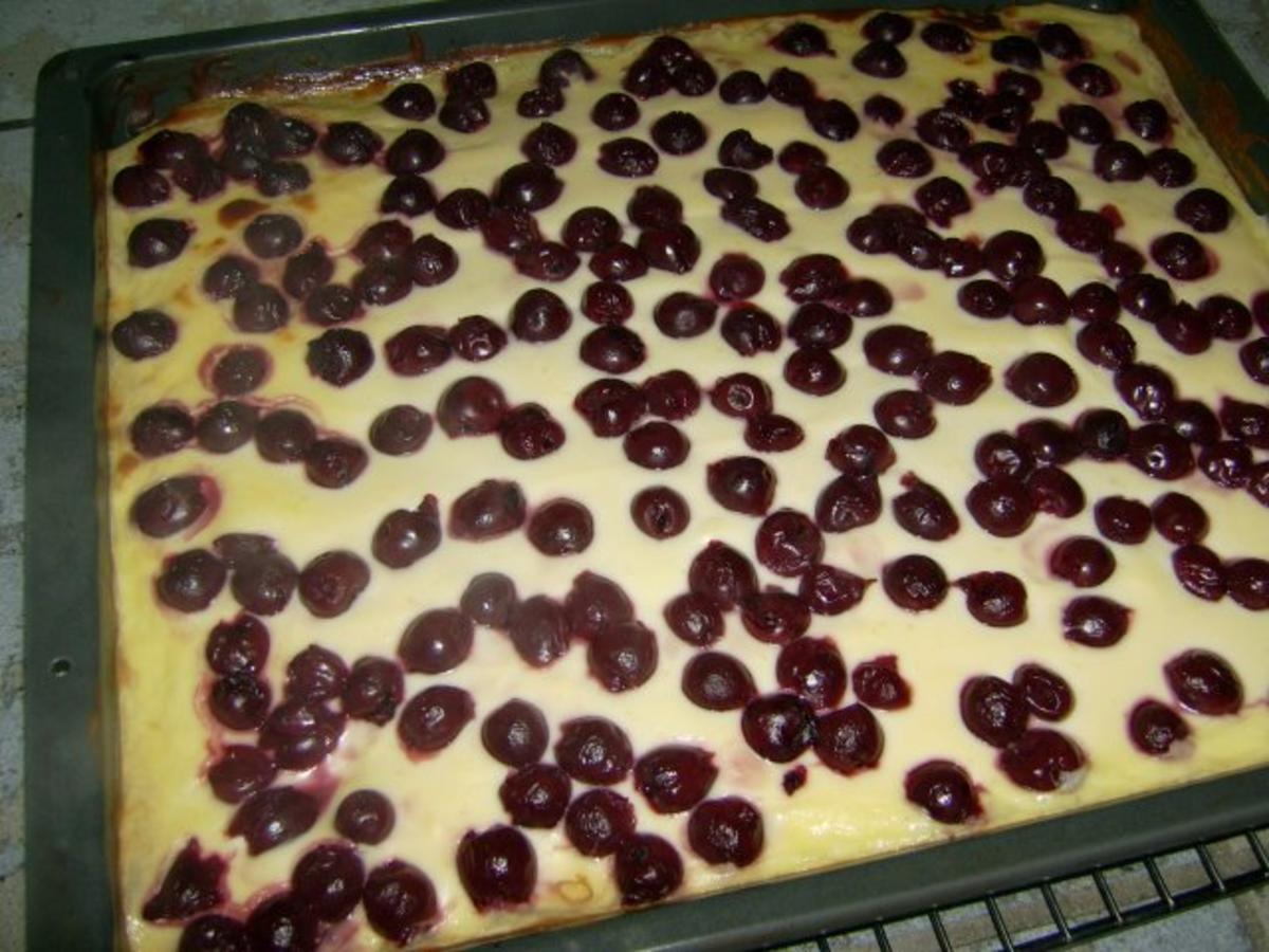 Kirsch-Schmand-Kuchen - Rezept mit Bild - kochbar.de