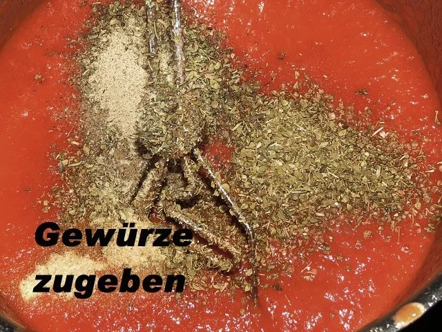 Rezept: Sisserl's ~ *Tomatensoße für Pizza* Bild Nr. 4 Sisserl's ~ *Tomatensoße für Pizza* - Rezept - Bild Nr. 4