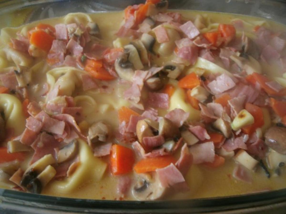 Tortellini mit Schinken  Pilzsauce - Rezept - Bild Nr. 9