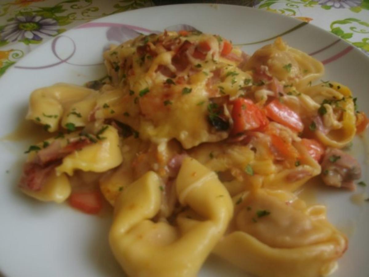 Tortellini mit Schinken  Pilzsauce - Rezept - Bild Nr. 12