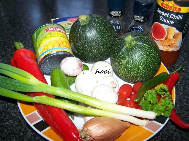 Rezept: Gefüllte runde Cougette Bild Nr. 2 Gefüllte runde Cougette - Rezept - Bild Nr. 2