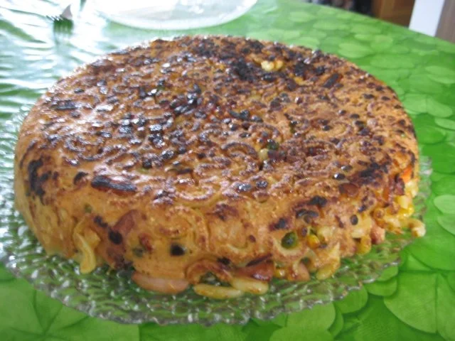 Teigwaren - Auflauf - Kuchen - Rezept