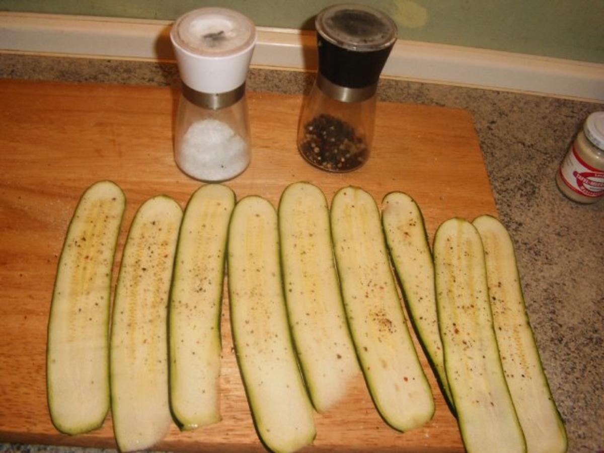Zucchini-Lachs-Röllchen - Rezept - Bild Nr. 4