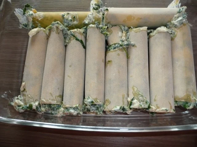 Cannelloni mit Ricotta ,Spinat & Ei - Rezept - Bild Nr. 3