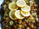 Stockfisch mit frittierten Kartoffelwürfeln - Rezept