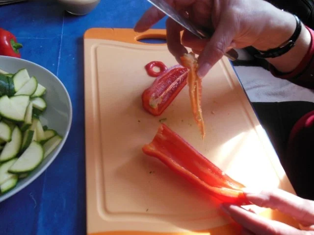 Rezept: Vegetarisch: Nudel-Gemüsepfanne Bild Nr. 3 Vegetarisch: Nudel-Gemüsepfanne - Rezept - Bild Nr. 3