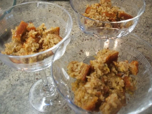 Dessert: Birnenquark auf Birnen-Zucchini-Kuchen - Rezept - Bild Nr. 6