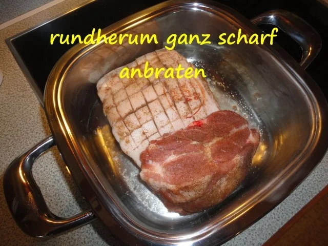 Rezept: Schweinebraten mit Knusperkruste Bild Nr. 5 Schweinebraten mit Knusperkruste - Rezept - Bild Nr. 5