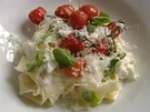 Rezept: Pappardelle mit Ricotta und Ofentomaten Pappardelle mit Ricotta und Ofentomaten - Rezept