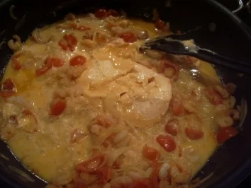 Rezept: Spaghetti mit Krabben in pikanter Tomatensoße Bild Nr. 5 Spaghetti mit Krabben in pikanter Tomatensoße - Rezept - Bild Nr. 5