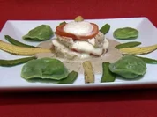 Gestapelte Henne mit selbstgemachtem Drumherum (Detlef Steves) - Rezept