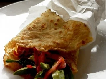 Rezept: Hafer - Wrap mit Salat Hafer - Wrap mit Salat - Rezept