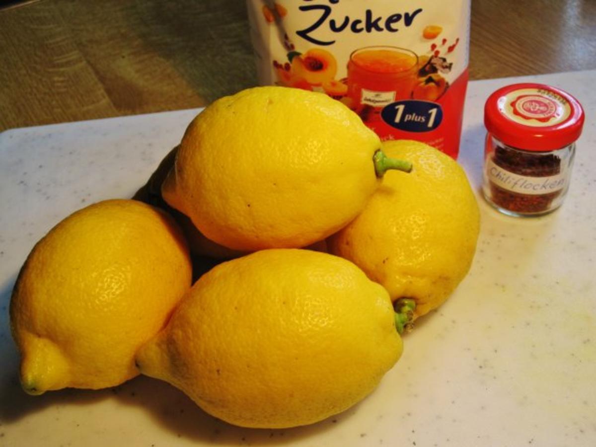 Zitronen-Chili-Marmelade für alle Chili-Fans ... - Rezept - Bild Nr. 2