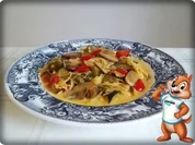 Würzige Gemüse Sauerkraut Pfanne - Rezept