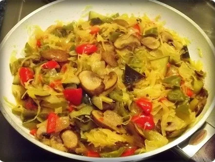 Würzige Gemüse Sauerkraut Pfanne - Rezept - Bild Nr. 16
