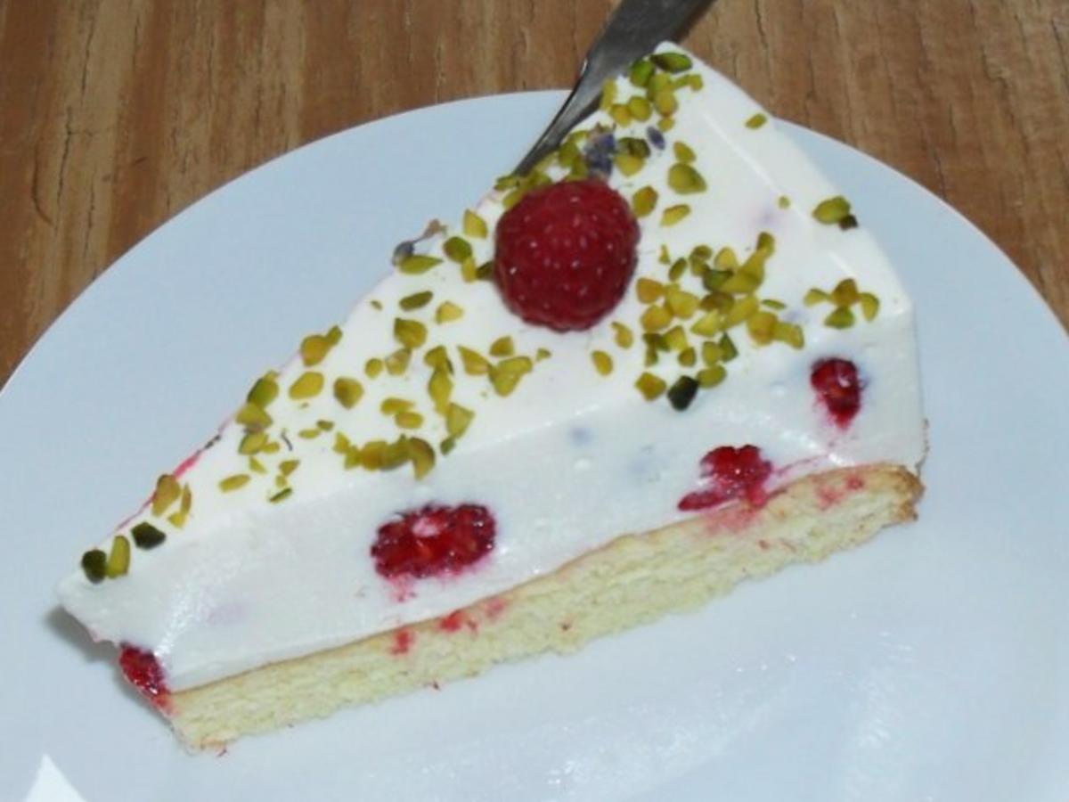 Himbeer Lavendel Torte - einfach - 139 kcal/100g
