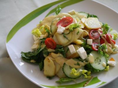 Rezept: Salat: Bratkartoffel Salat: Bratkartoffel - Rezept