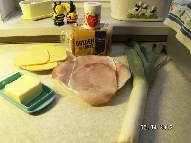 Schinkentoast mit Lauch - Rezept - Bild Nr. 2