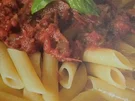 Penne an Auberginensoße - Rezept