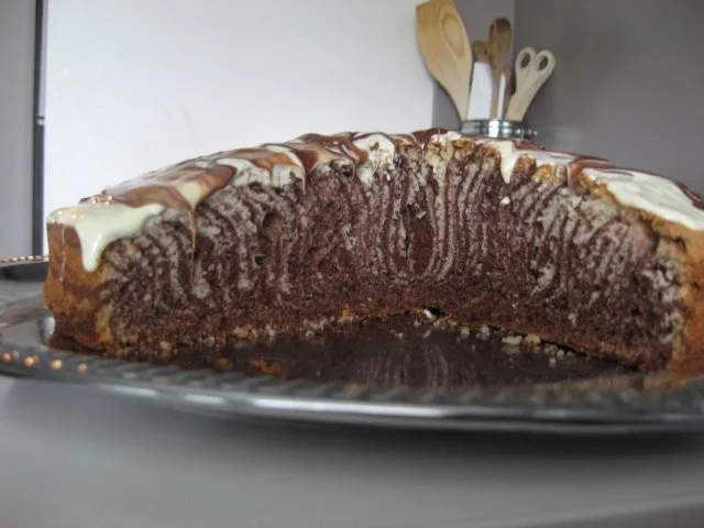 Rezept: Zebra-Kuchen Bild Nr. 2 Zebra-Kuchen - Rezept - Bild Nr. 2