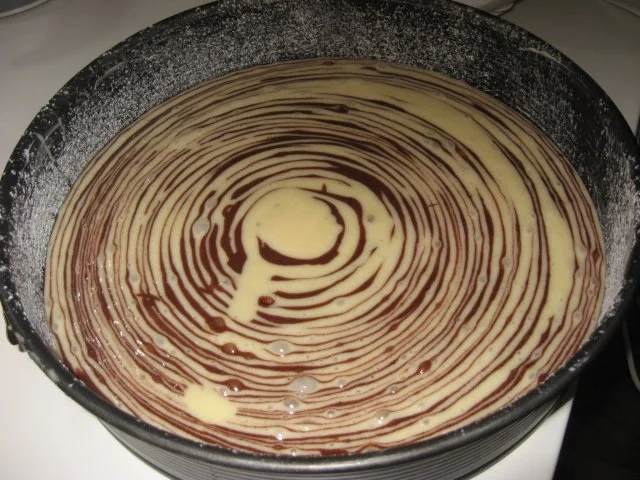 Rezept: Zebra-Kuchen Bild Nr. 5 Zebra-Kuchen - Rezept - Bild Nr. 5