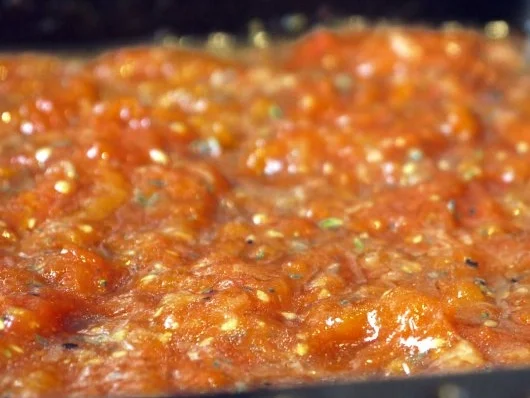 Rezept: Spaghetti mit Ofentomatensauce Bild Nr. 11 Spaghetti mit Ofentomatensauce - Rezept - Bild Nr. 11