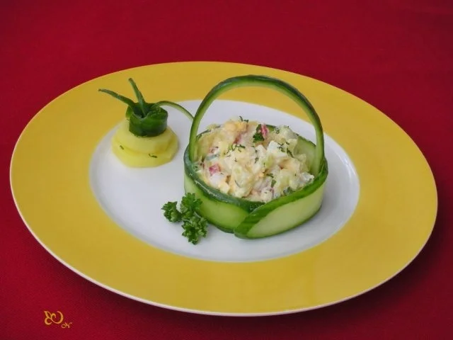 Kartoffelsalat  ❀ Körbchen ❀ - Rezept - Bild Nr. 13