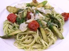 Pasta mit Spargel und Rucola - Rezept