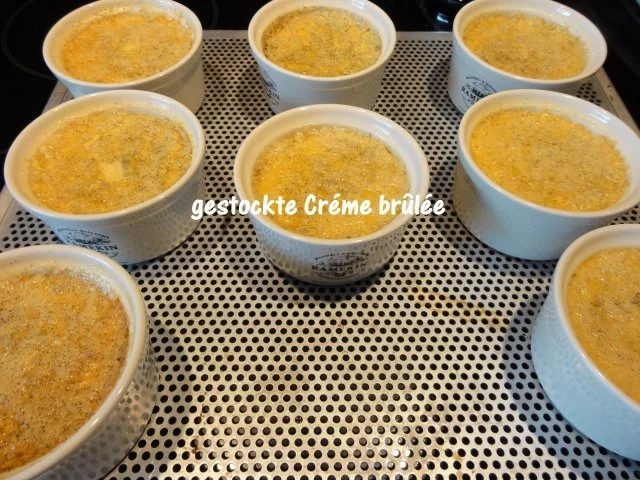 Dessert:   CRÈME BRÛLÈE mit Orangenaroma - Rezept