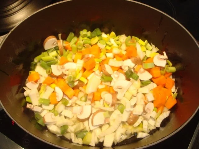 Lammhaxe mit grünen Spargel - Rezept - Bild Nr. 5