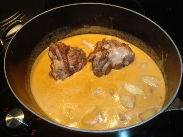 Lammhaxe mit grünen Spargel - Rezept - Bild Nr. 7