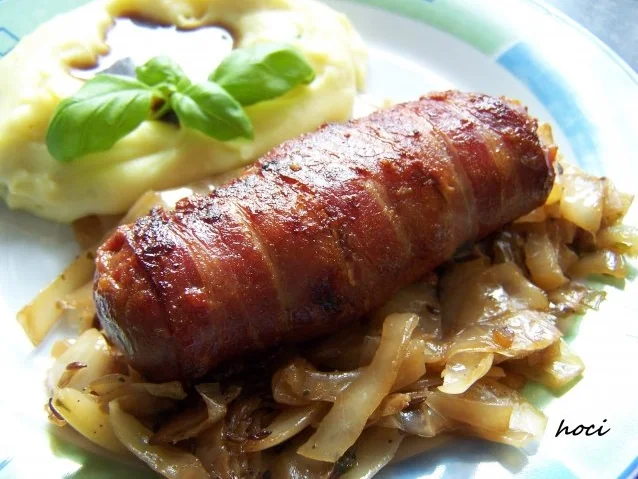 ~ Slavinken  ~  auf Schmorkohl - Rezept
