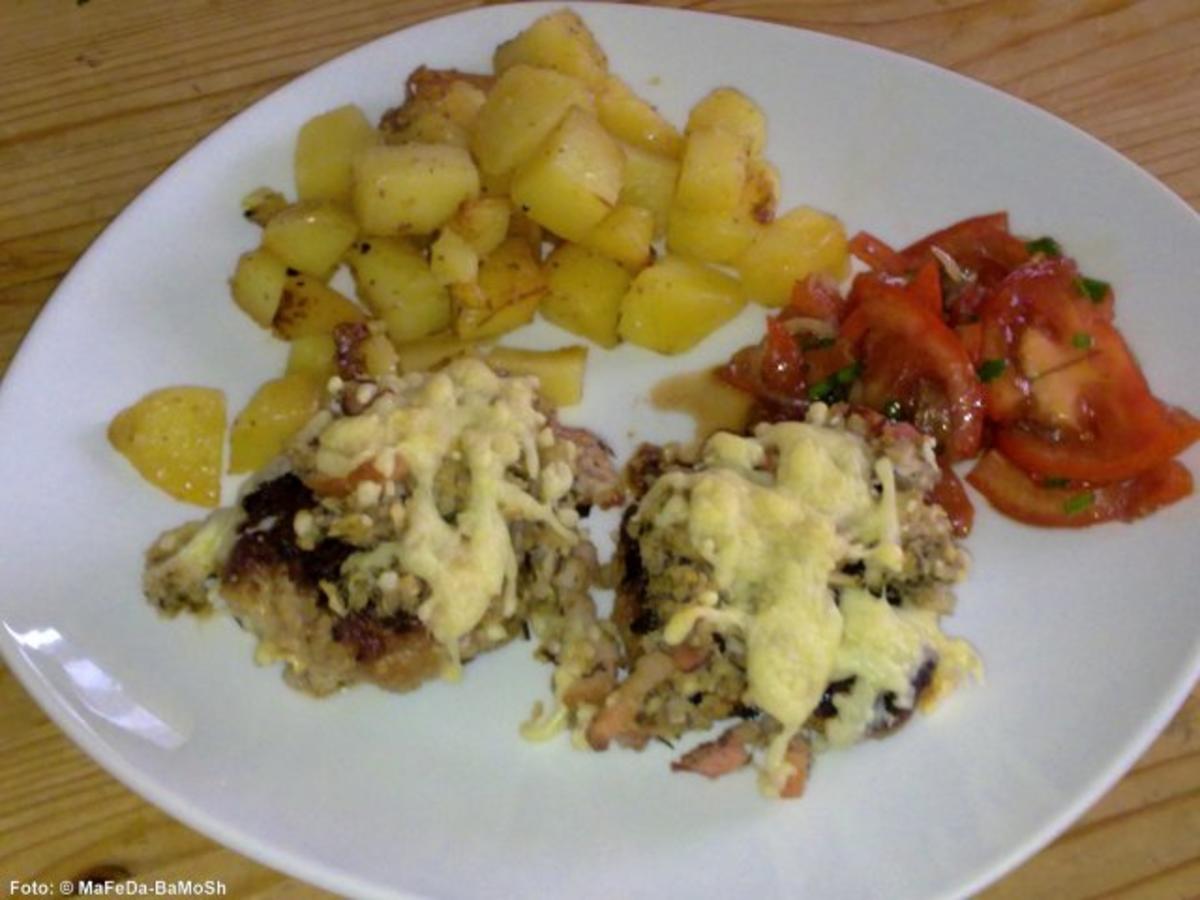 Bilder für Hacksteaks mit Pilzkruste Rezept