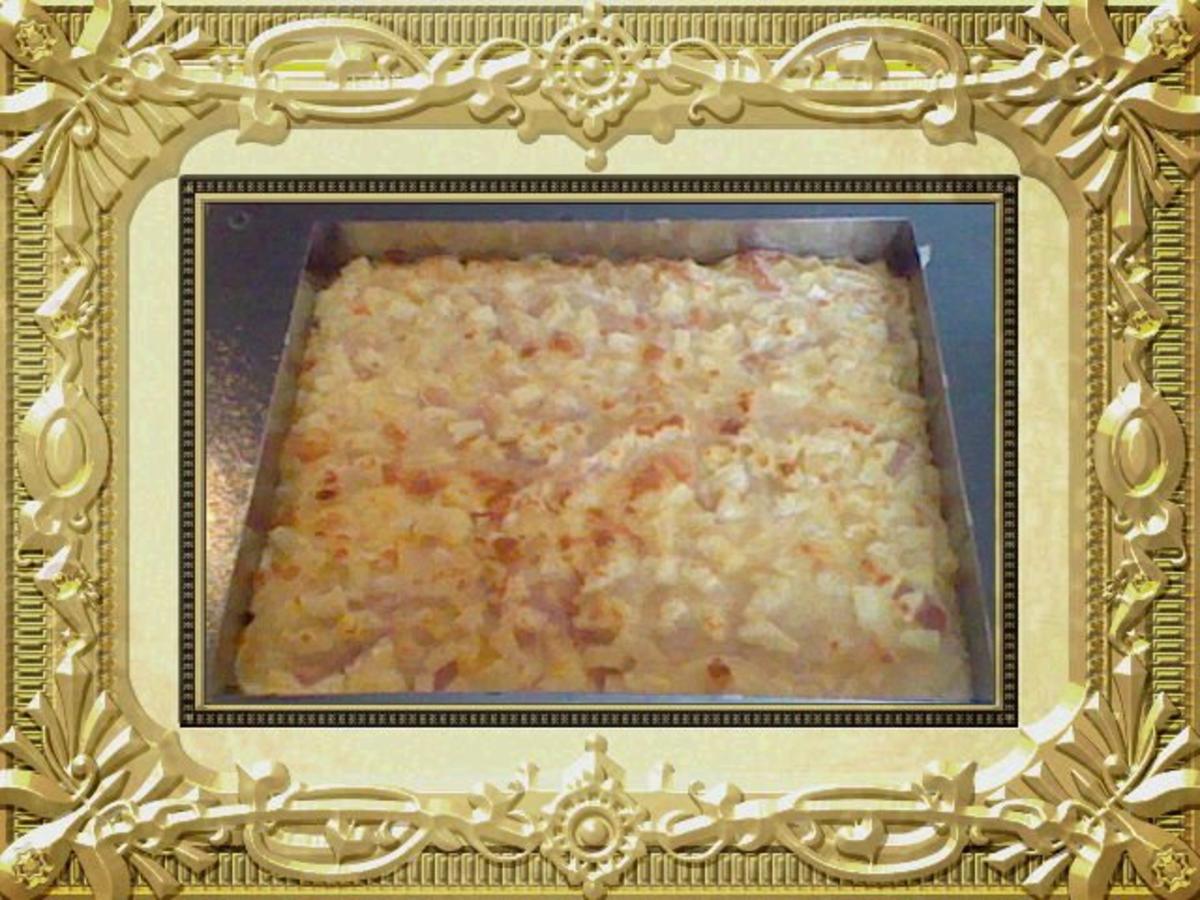 FLAMMKUCHEN MIT ANANAS & SCHINKEN - Rezept