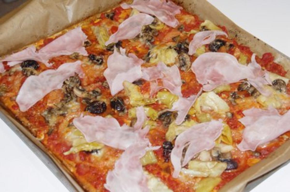 Bilder für Knusprige Pizza - Low Carb Rezept