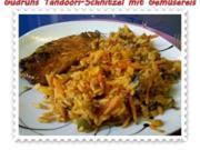 Fleisch: Tandoori-Schnitzel mit Gemüsereis - Rezept