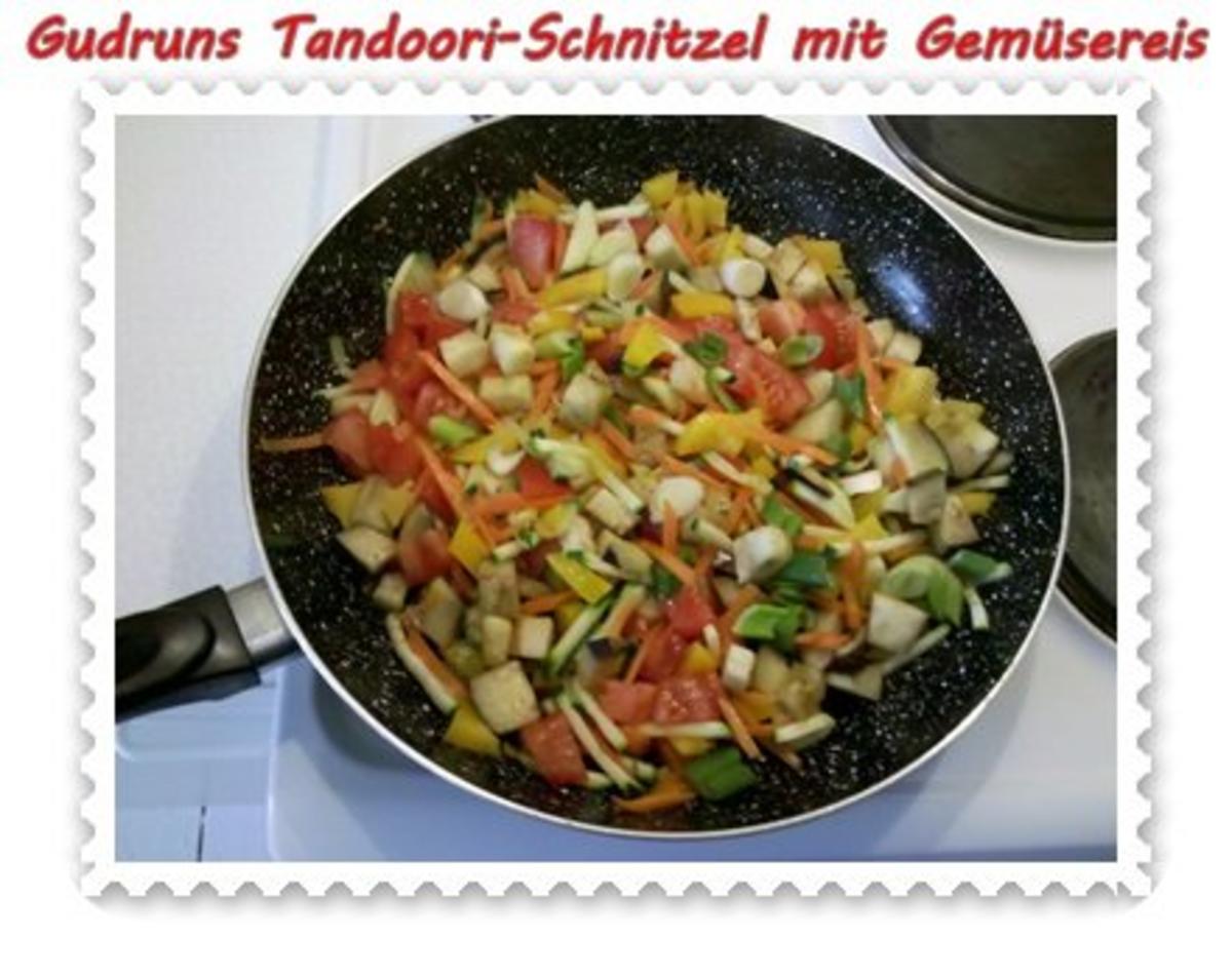 Fleisch: Tandoori-Schnitzel mit Gemüsereis - Rezept - Bild Nr. 7