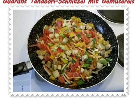 Fleisch: Tandoori-Schnitzel mit Gemüsereis - Rezept - Bild Nr. 7