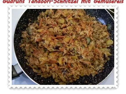 Fleisch: Tandoori-Schnitzel mit Gemüsereis - Rezept - Bild Nr. 11